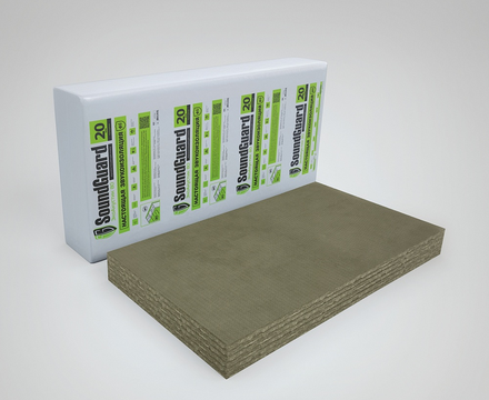 Плита звукопоглощающая SoundGuard ЭкоАкустик 80 (20 мм)